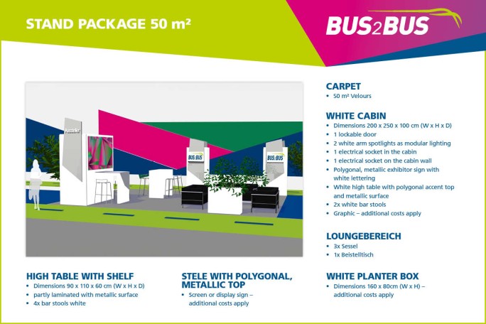 Stand Package 50m² 